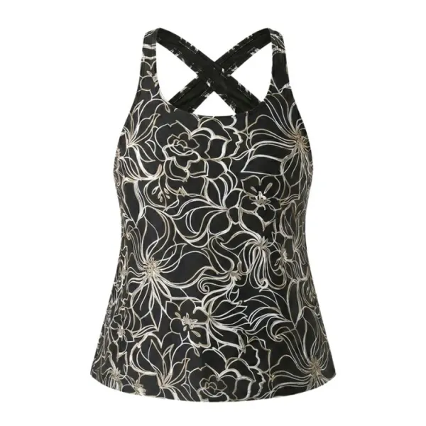 Tankini med bikini bukse