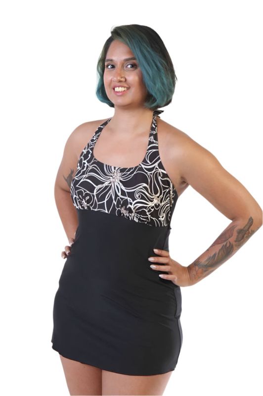 Badedrakt dame floral